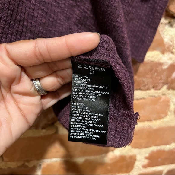 Free People Beach World Traveler Ribbed Turtleneck Split Back Sweater - Picture 4 of 8